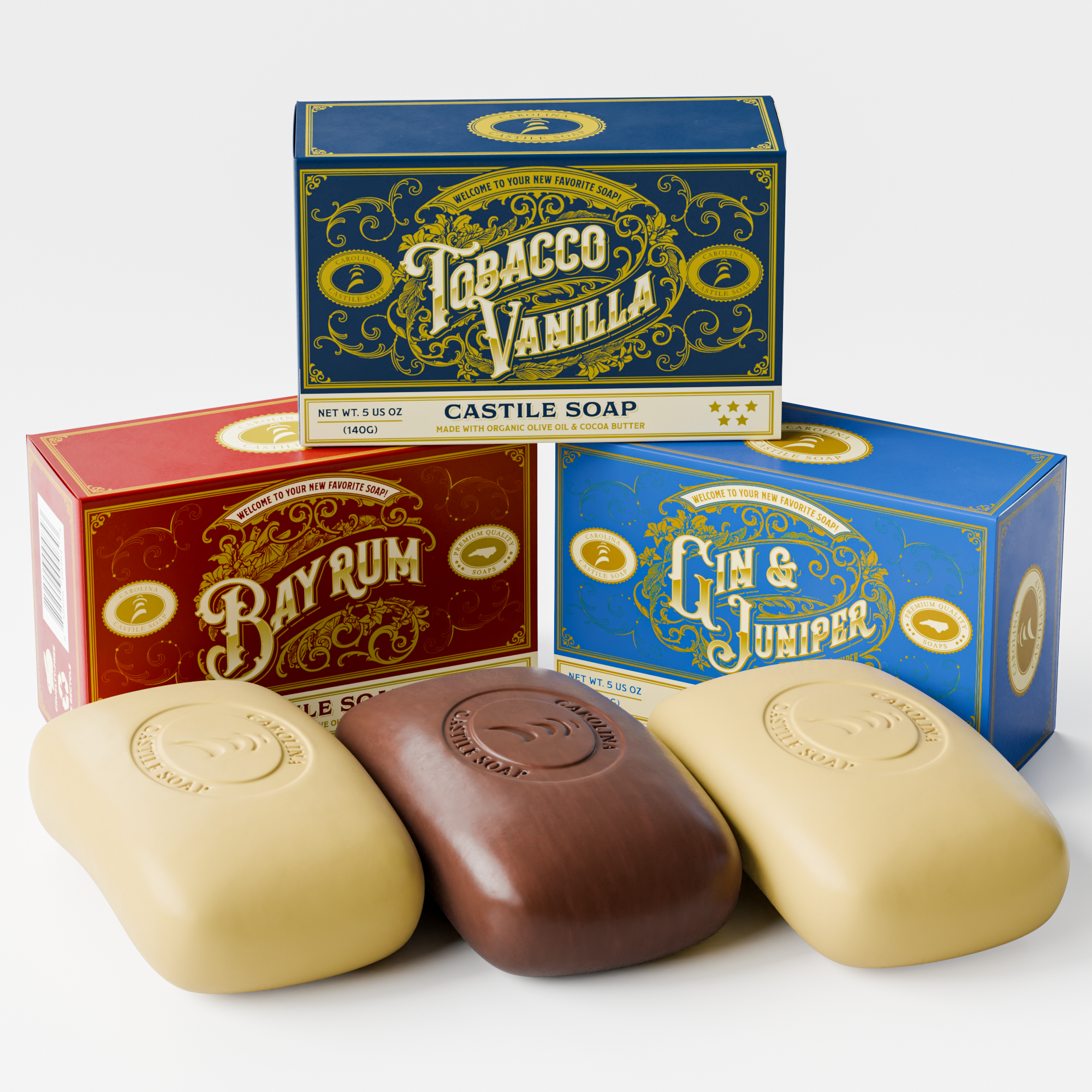 Castile Bar Soap - Variety Pack