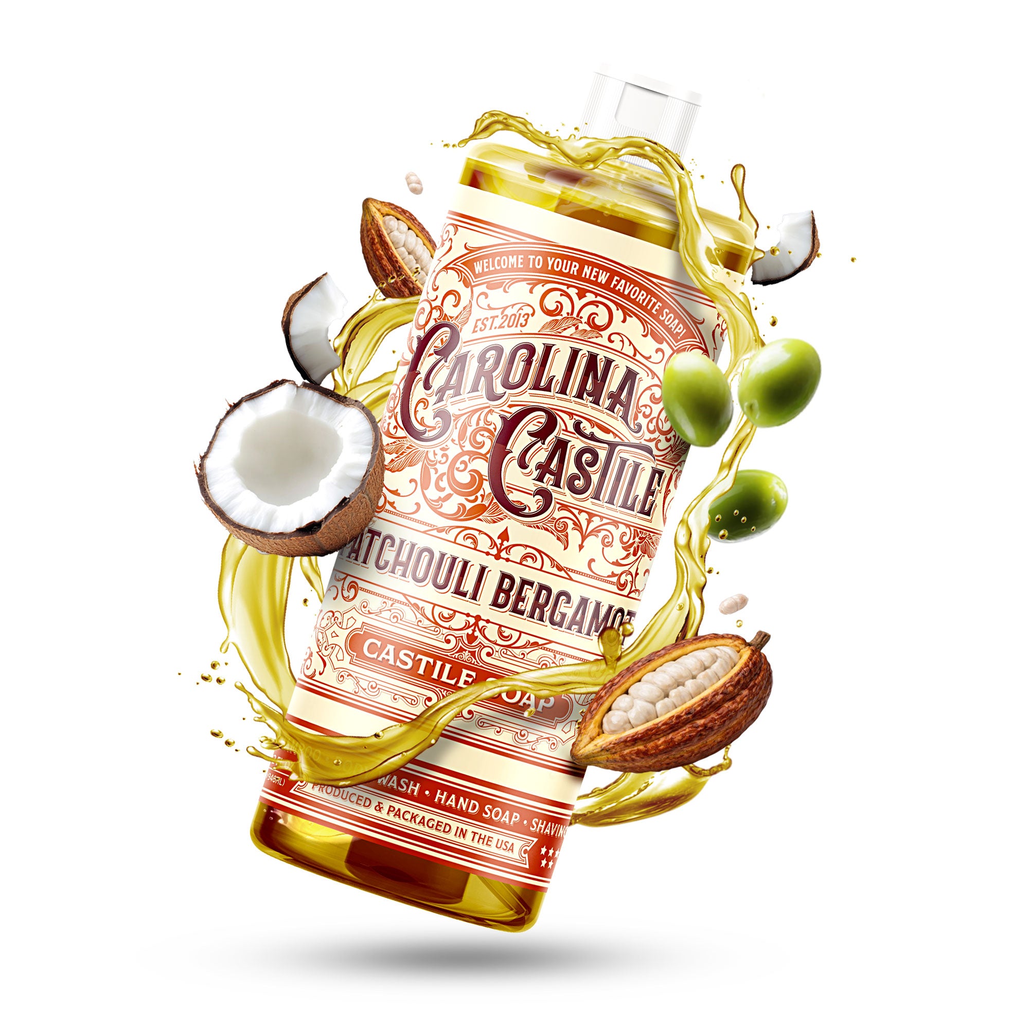 Patchouli Bergamot Castile Soap