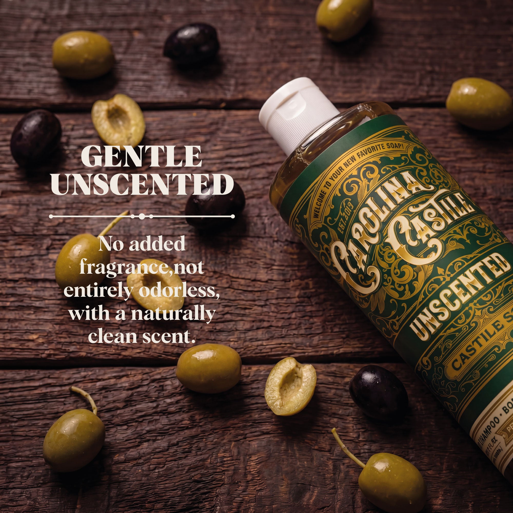 Gentle Unscented Castile Soap