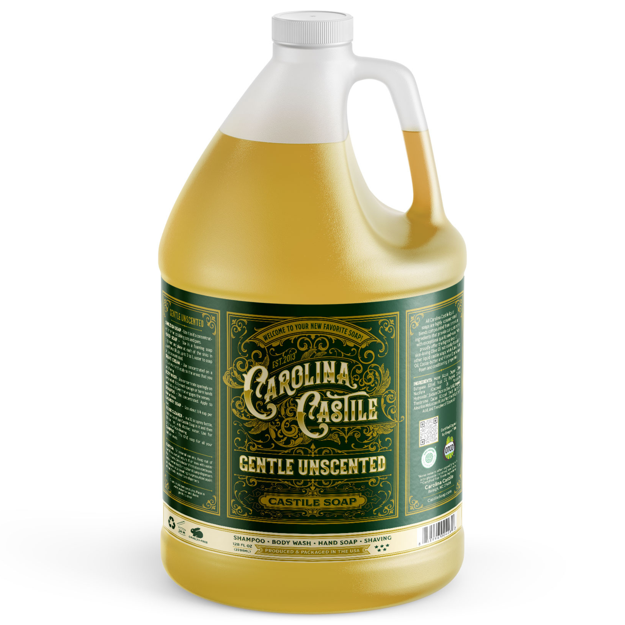 Gentle Unscented Castile Soap