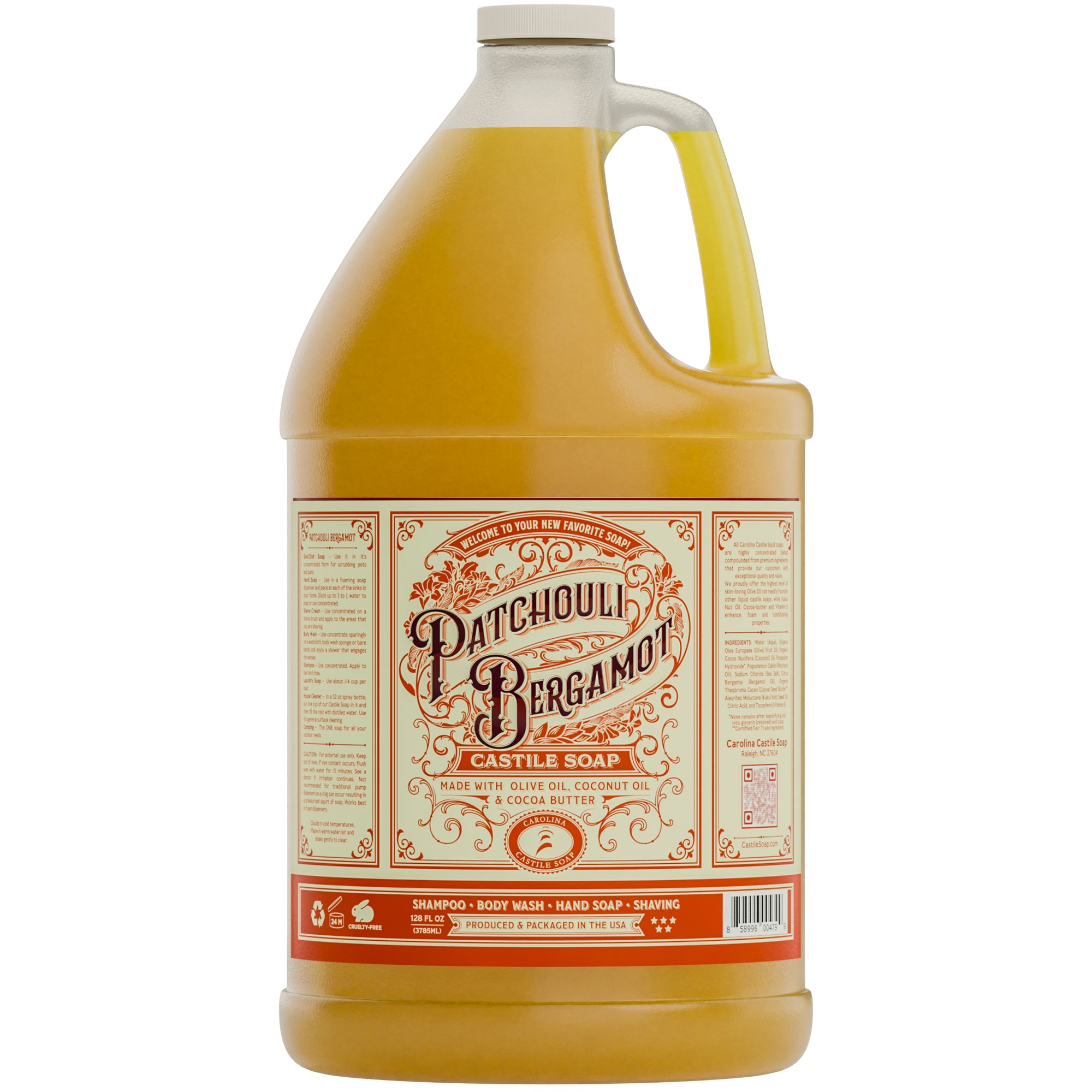 Patchouli Bergamot Castile Soap