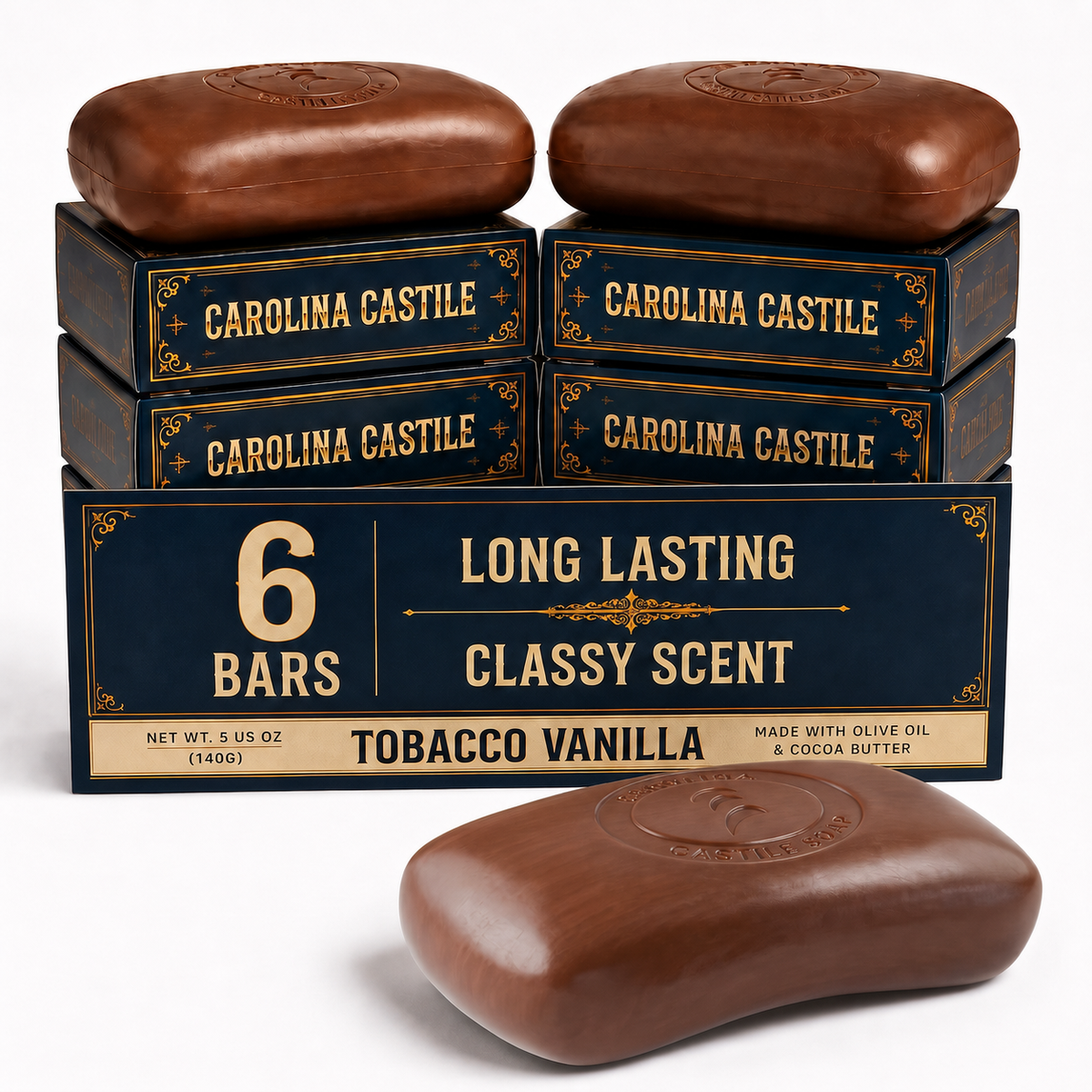 Castile Bar Soap - Tobacco Vanilla