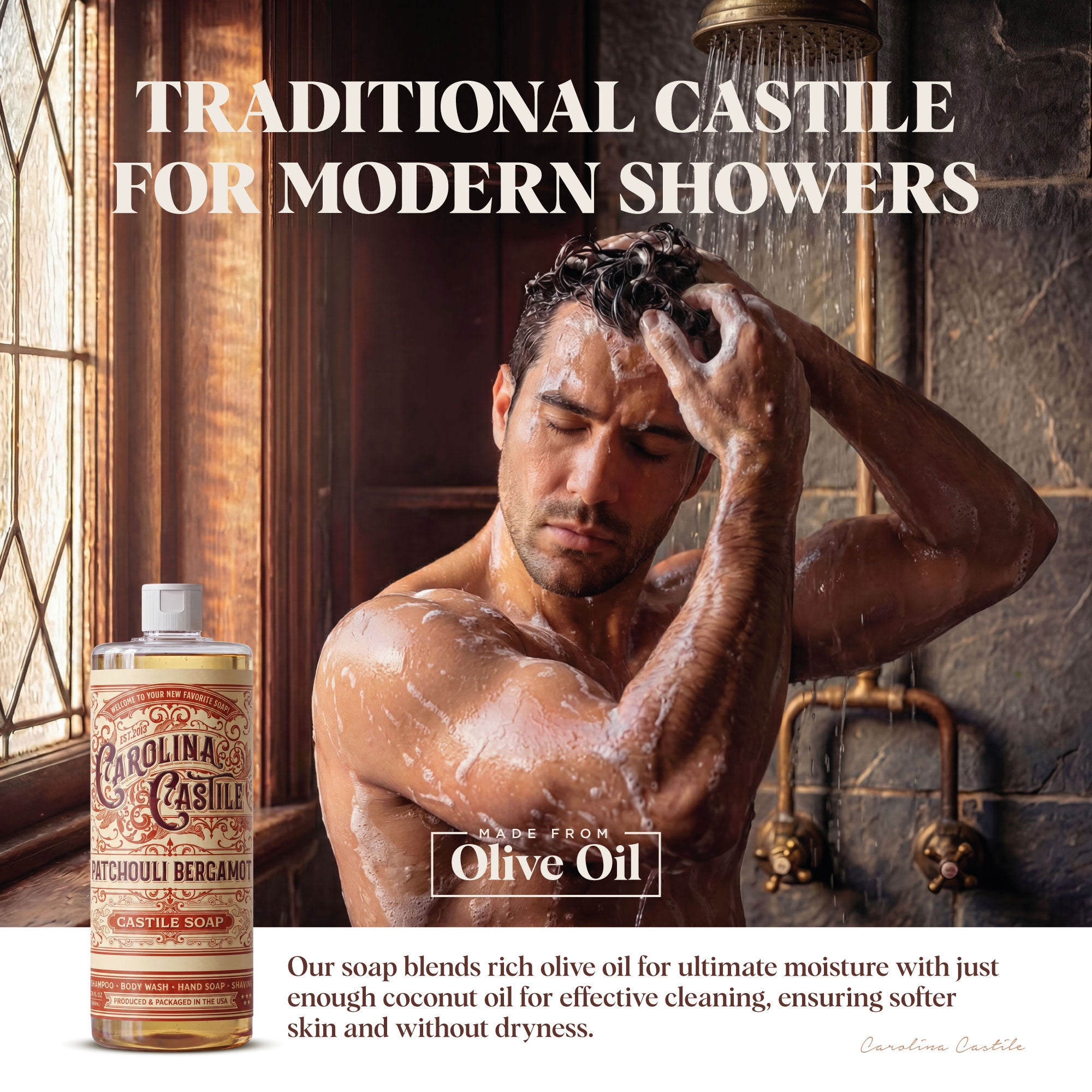 Patchouli Bergamot Castile Soap