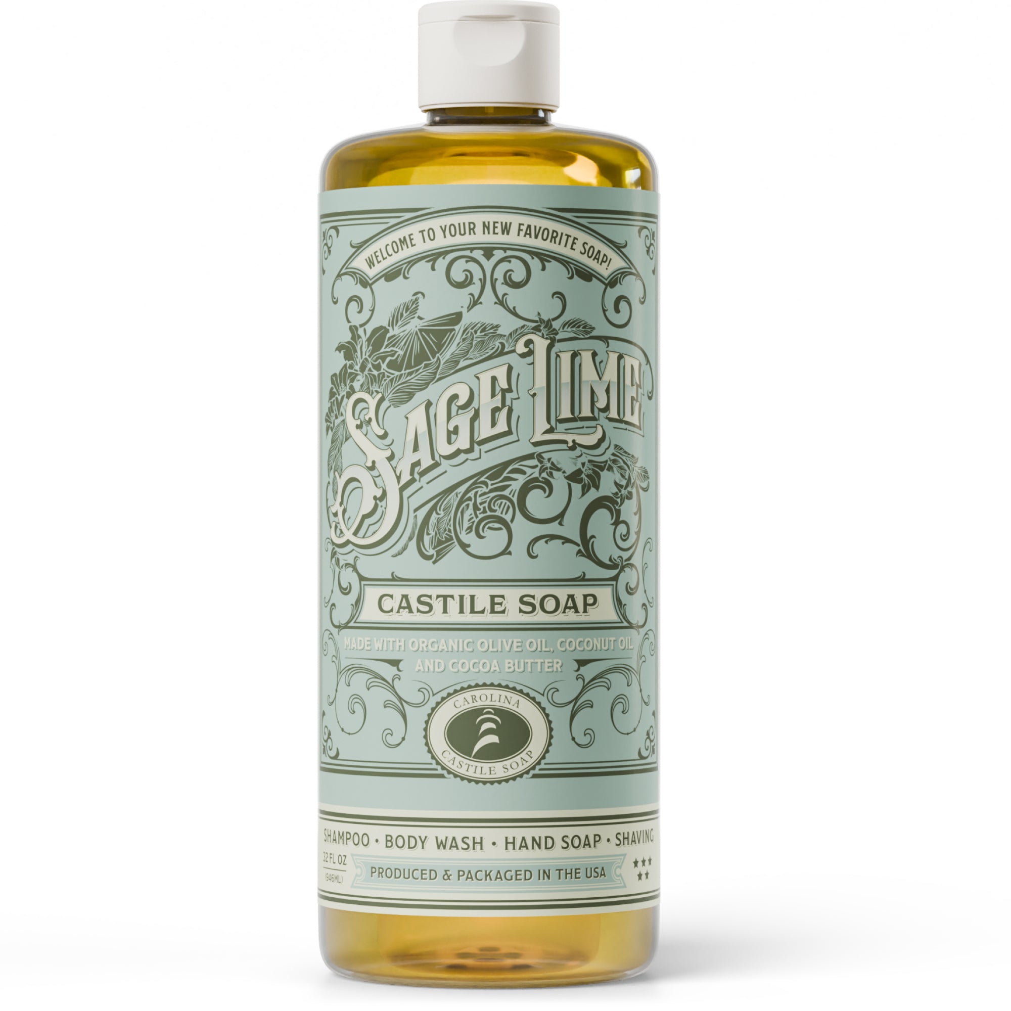 Sage Lime Castile Soap image 5