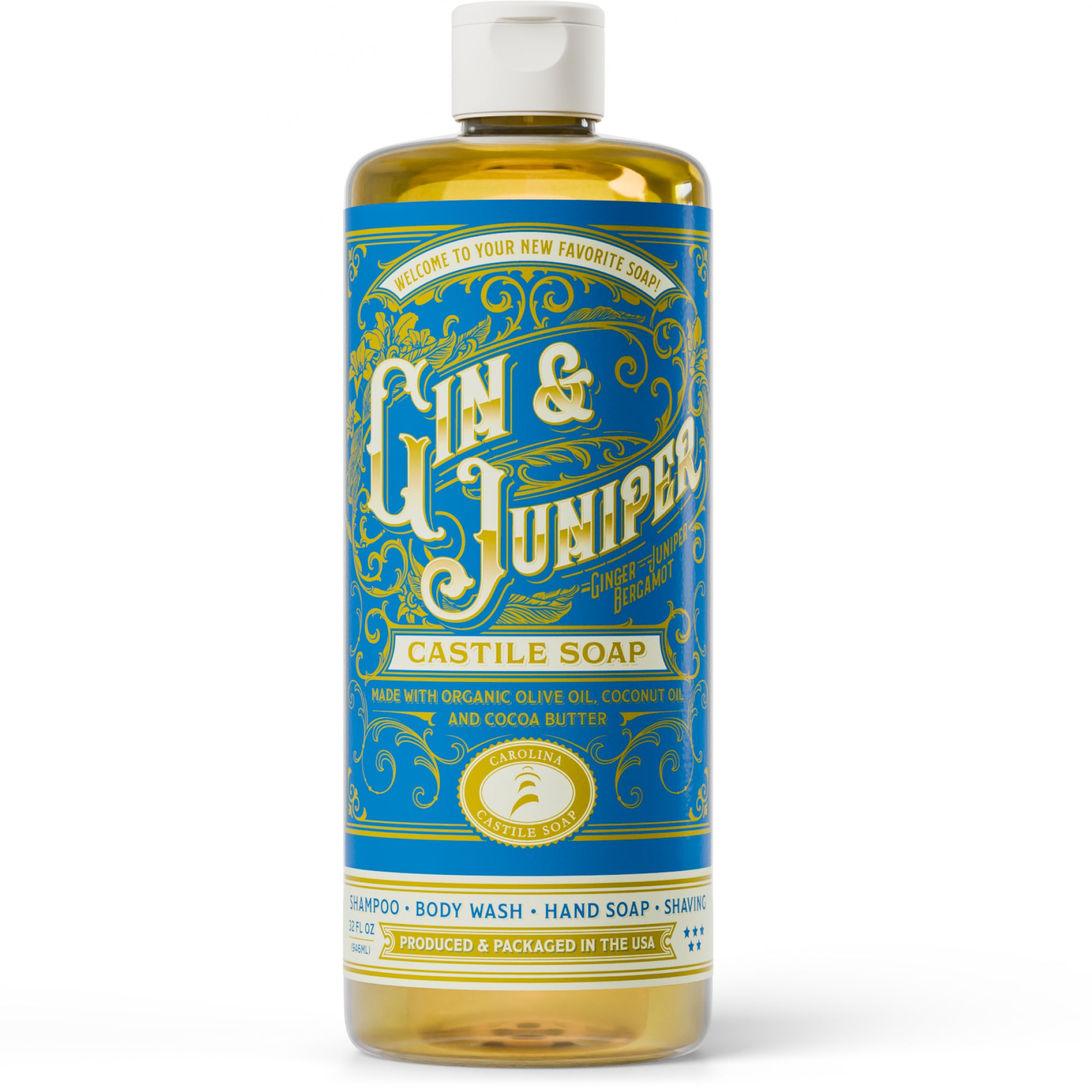 Gin & Juniper Castile Soap - 32 oz image