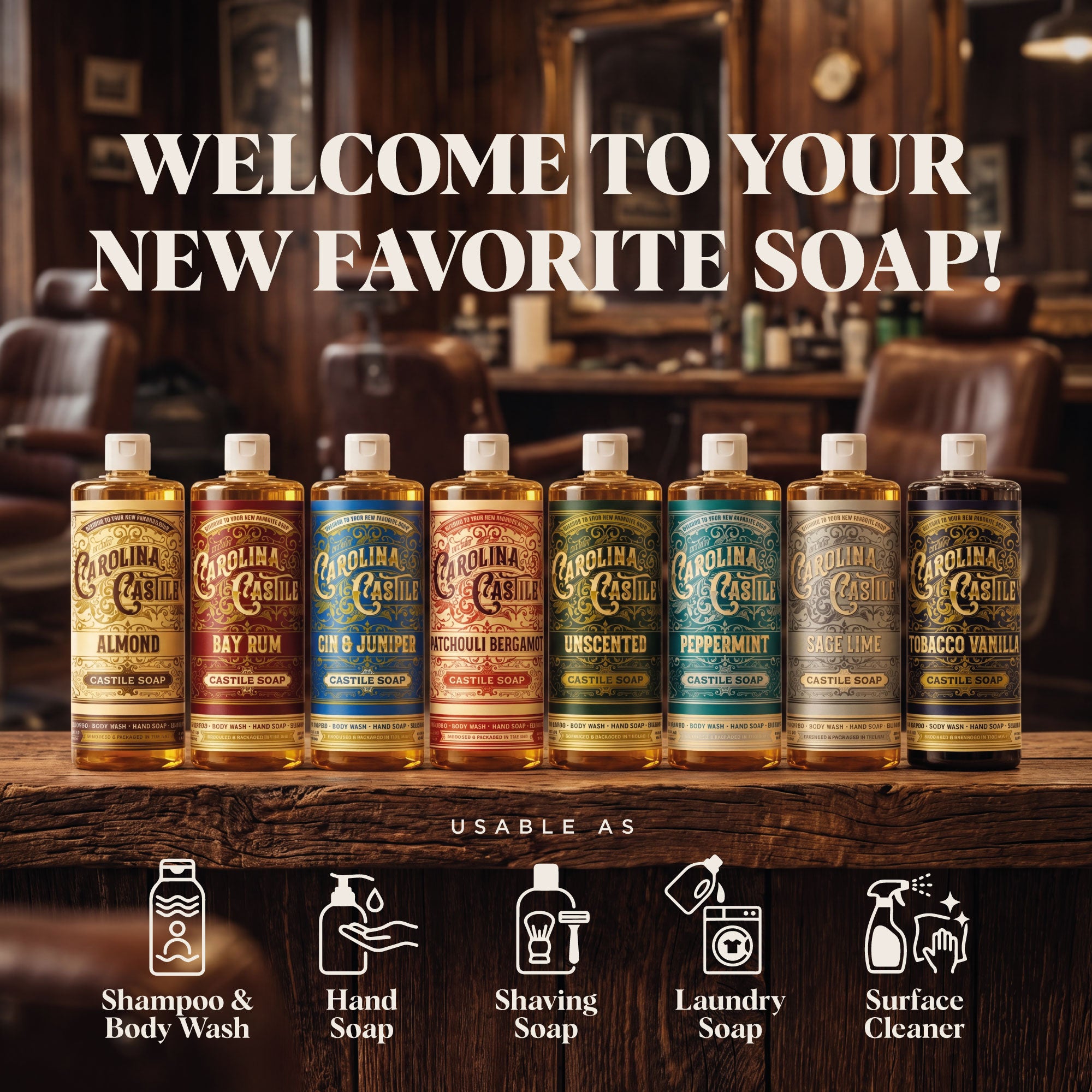 Gentle Unscented Castile Soap