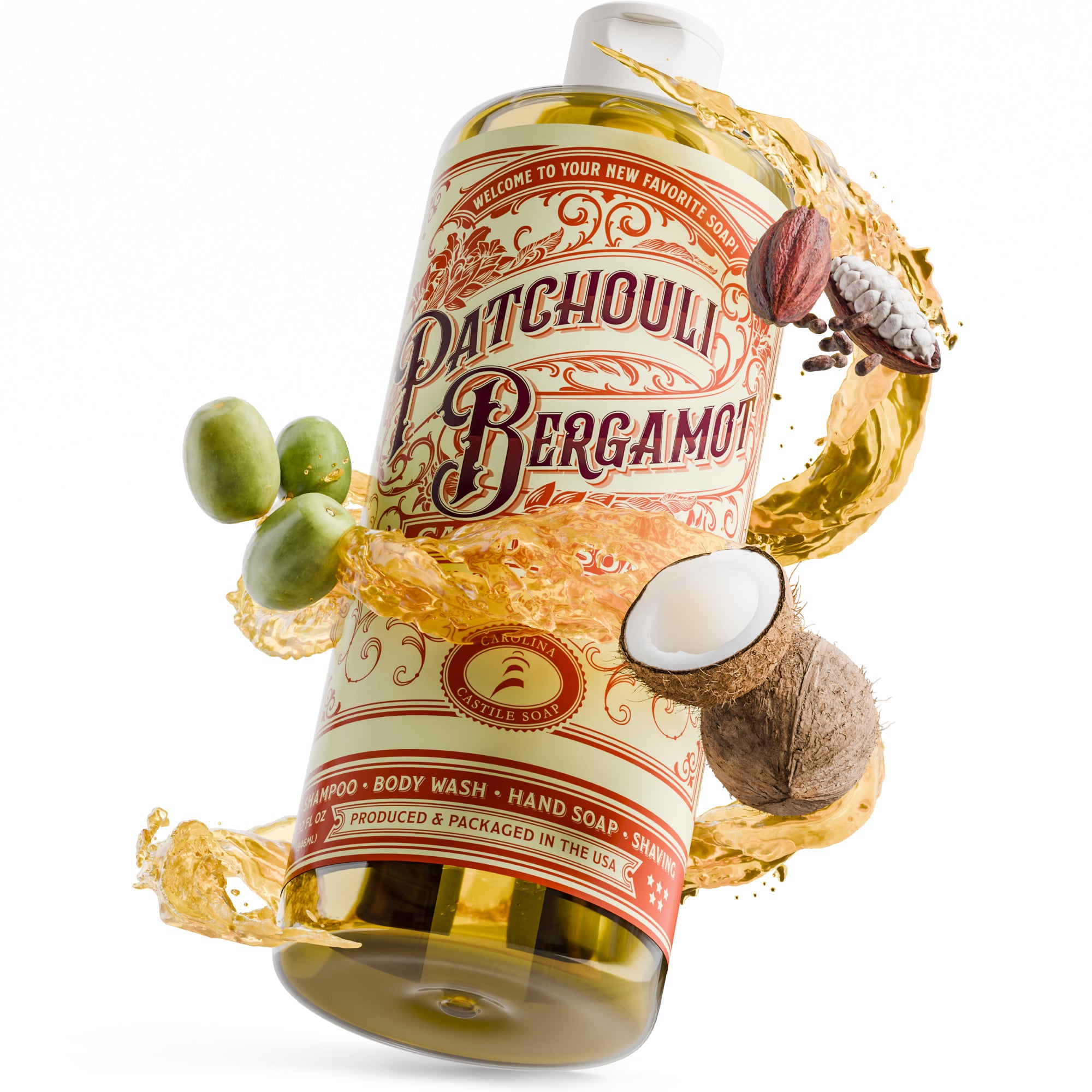 Patchouli Bergamot Castile Soap