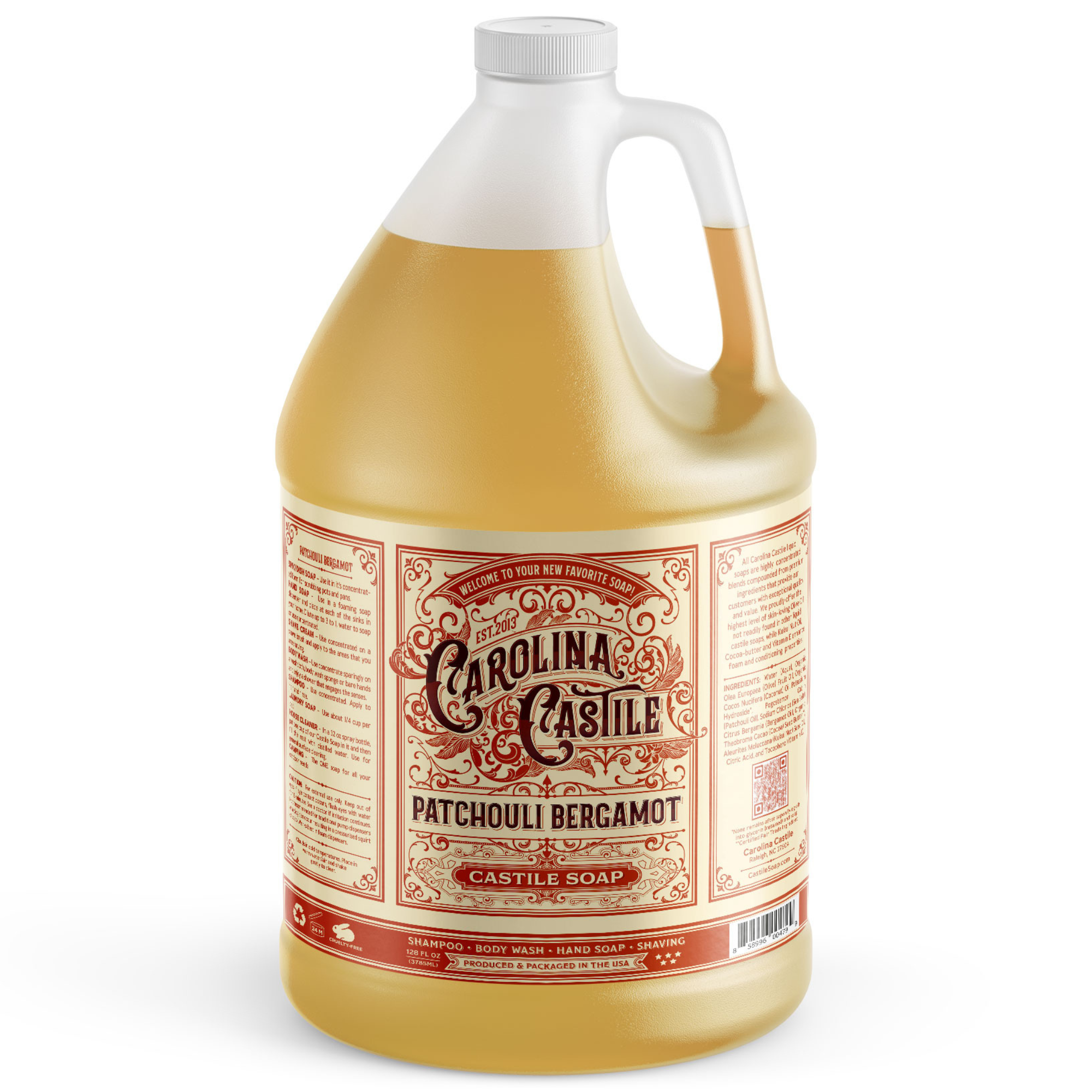 Patchouli Bergamot Castile Soap