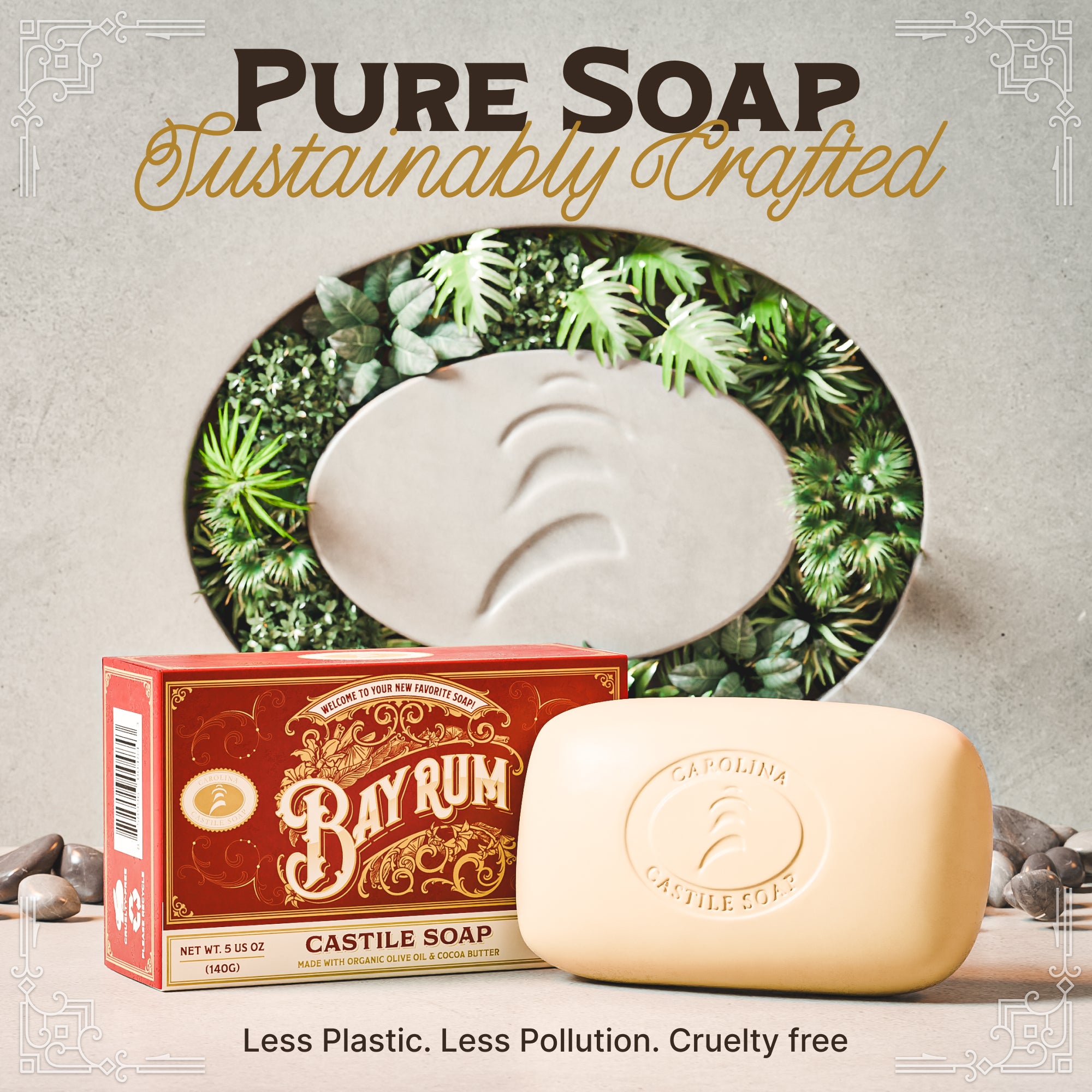 Bay Rum Castile Bar Soap