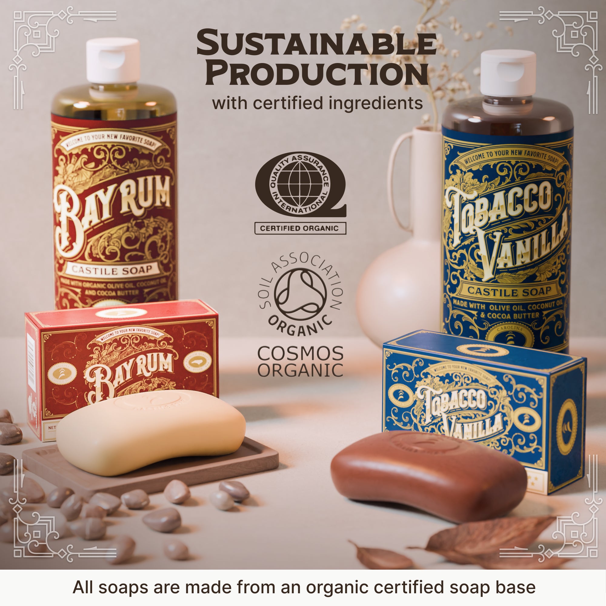 Bay Rum Castile Bar Soap