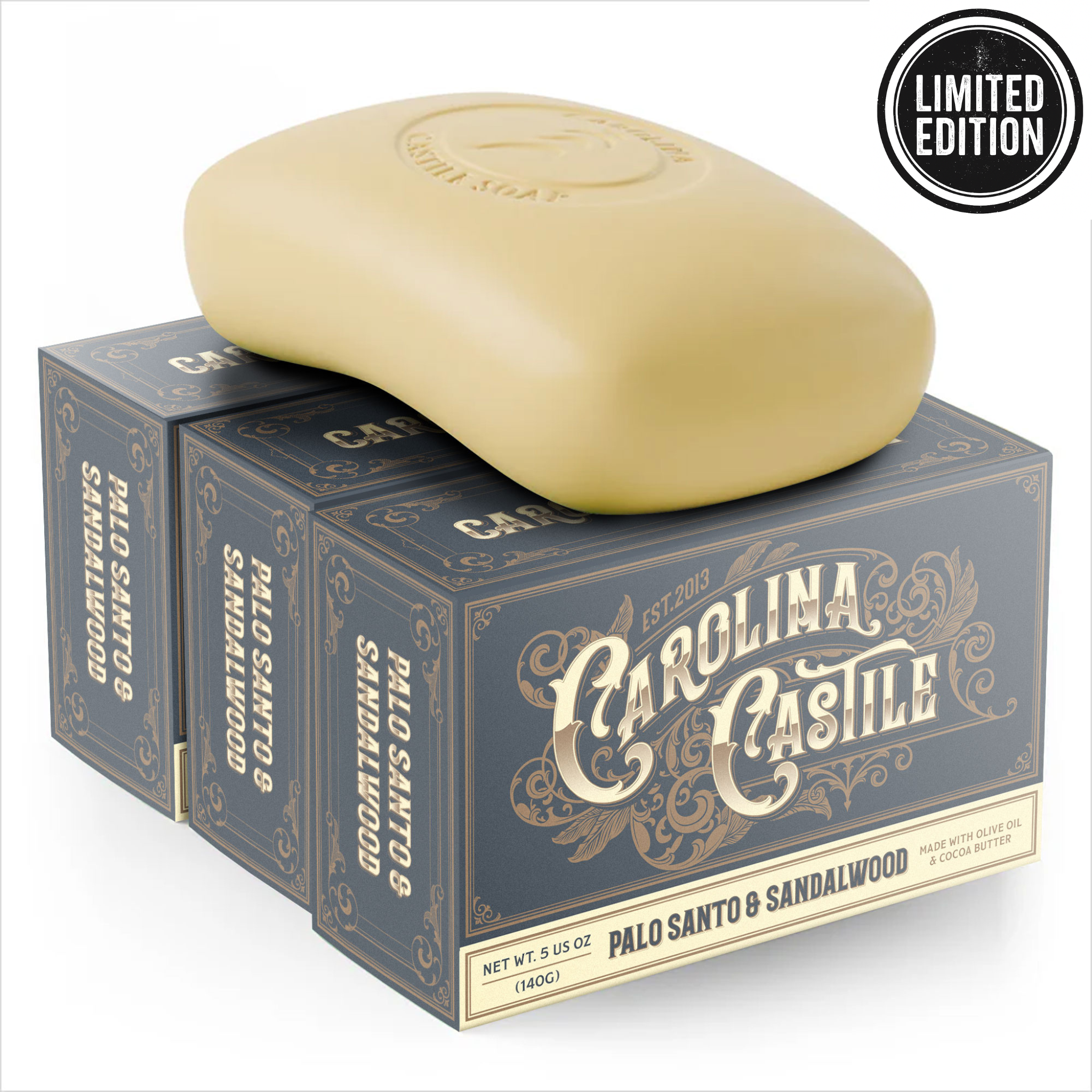 Palo Santo & Sandalwood Castile Bar Soap