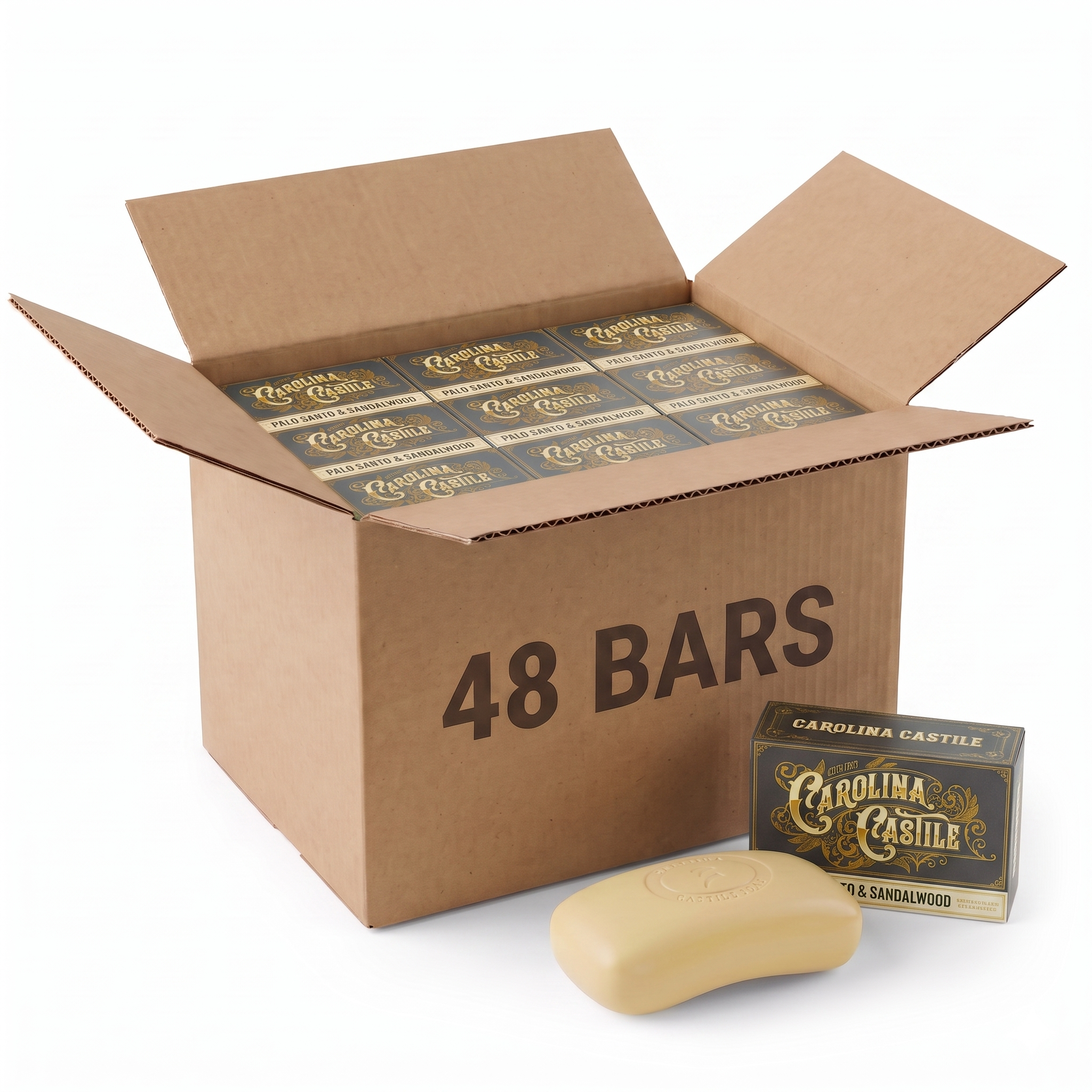 Palo Santo & Sandalwood Castile Bar Soap *Lightly Scented