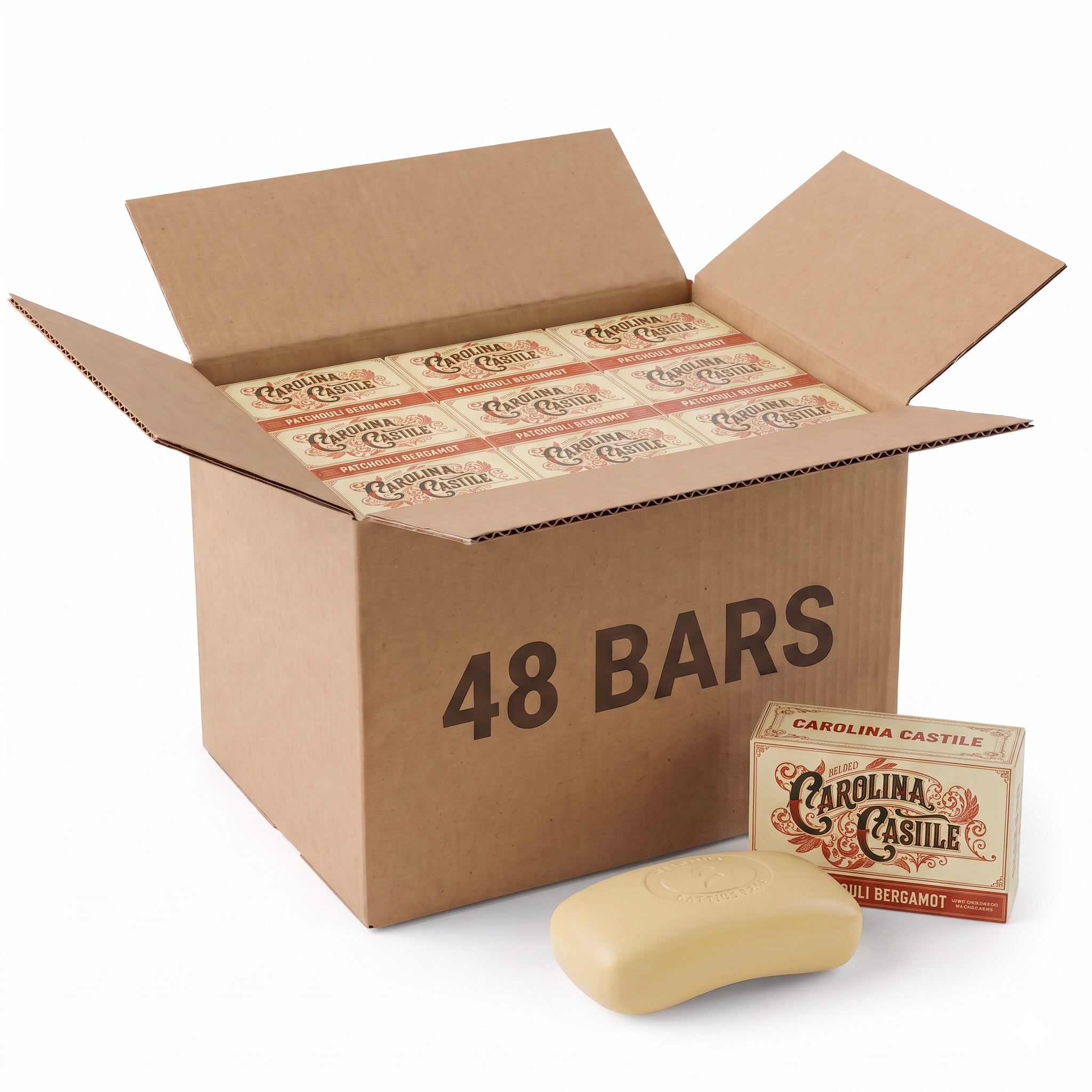 Patchouli Bergamot Castile Bar Soap